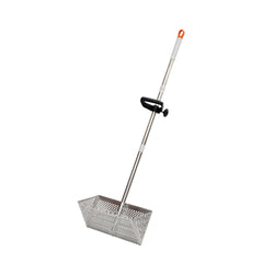 LTSEAME front view of full sand rake showing wide screen and frame benefit