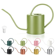 LTSUMI front view of saga green watering can showing sleek finish and durability