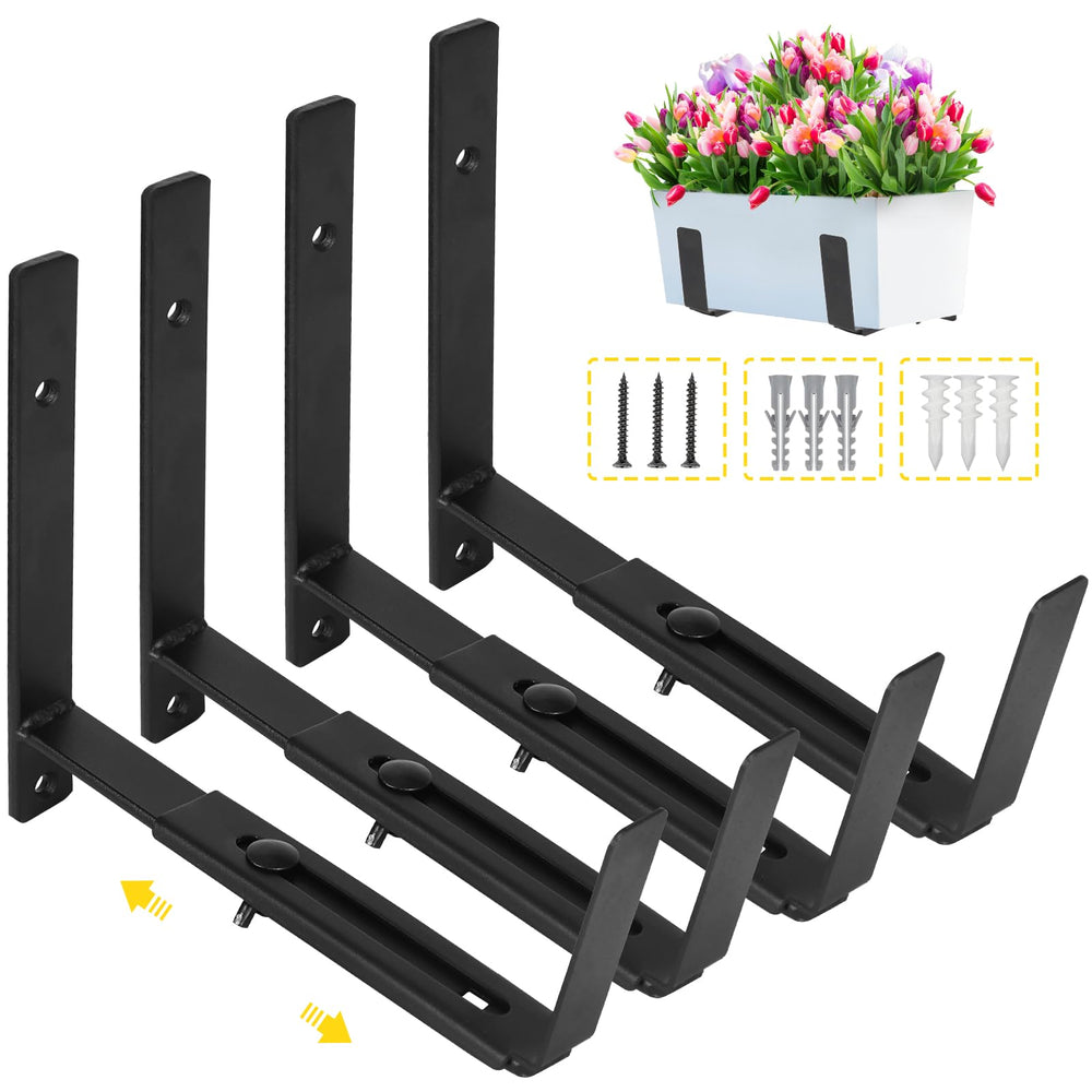 LukLoy front view showing mounted window box and secure support