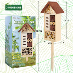 Lulu Home bamboo tube close-up demonstrating nesting-ready tunnels for bees
