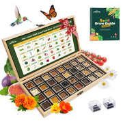 LUSH&DEW front packaging showing complete 32-seed kit and gift appeal