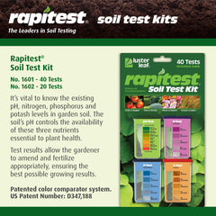 Luster Leaf test capsules and reagent bottles for quick analysis