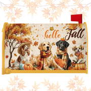 Luvsweets front view showing autumn dogs and pumpkins enhancing curb appeal