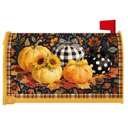 Luvsweets front view mailbox cover showing autumn design and curb appeal