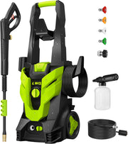 LWQ front view showing controls and compact portability for easy transport