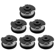 Lyshujli front view of six-pack replacement spools showing compatibility and quantity benefit