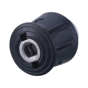 M MINGLE adapter front view showing compact design and easy grip