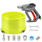 M MINGLE front packaging showing complete sewer jetter kit and components