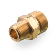M MINGLE front view adapter showing brass body and threads for durable connection