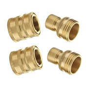 M MINGLE solid brass front view showing durable connector and quick benefits