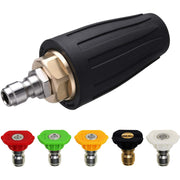 M MINGLE turbo nozzle front view showing durable construction and fast cleaning