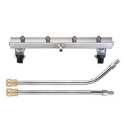 M MINGLE undercarriage cleaner front view showing compact design and fast coverage