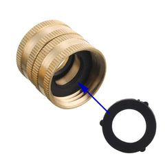 M MINGLE adapters with spare washers displayed for quick replacement and sealing