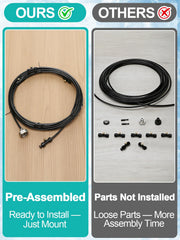 MADHOLLY brass adapter and filter gasket close-up for debris protection