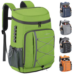 Maelstrom front view showing organized pockets and durable exterior benefit of tidy storage
