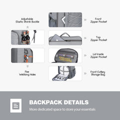 Maelstrom top zip pocket with phone and snacks visible, keeps small items secure and reachable