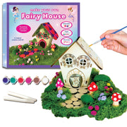 Magical Valley wooden fairy house front view showing finished look and display benefit