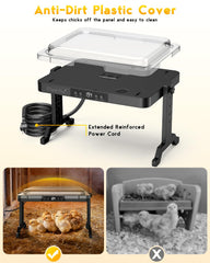 Magicfly brooder plate LED display and remote for accurate temperature control