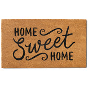 MAINEVENT front-facing doormat showing welcoming message and curb appeal