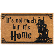 MAINEVENT front view of 30x17 coir mat showing welcoming design and durable look
