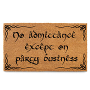 MAINEVENT front view doormat showing bold design and welcoming message for curb appeal
