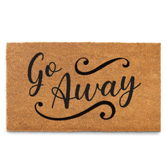 MAINEVENT front view of doormat showing bold message and curb appeal