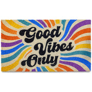 MAINEVENT front view of doormat showing message and welcome benefit