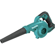 Makita XBU05Z front angle showing compact blower and strong airflow benefit