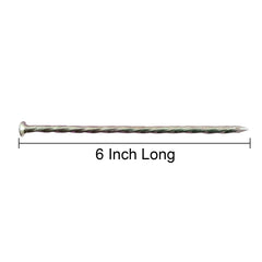 MAOMBO close-up of spiral-threaded shaft highlighting superior soil grip benefit