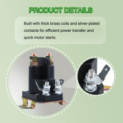 MAQIMA solenoid installed in mower demonstrating reliable fit and improved starting