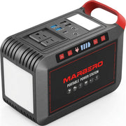 MARBERO front view showing AC outlets and compact design for reliable backup