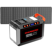 MARBERO front view of power station showing controls and compact form, convenient portability