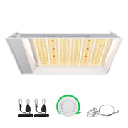 MARS HYDRO TS600 front view showing slim profile and uniform light output benefit