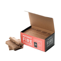 Masterbuilt front packaging showing 48-count cubes and benefits