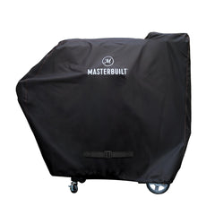 Masterbuilt front view cover on Gravity 560 protecting grill from weather
