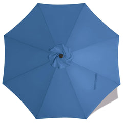 MASTERCANOPY front view of Dodger Blue canopy showing coverage and color benefit