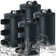 MASTERCANOPY front view of four packed weight bags showing compact design and portability