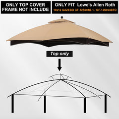 MASTERCANOPY installed on metal frame outdoors showing restored shade