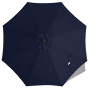 MASTERCANOPY navy front view showing full canopy and clean finish for refreshed shade