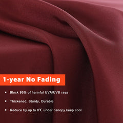 MASTERCANOPY reinforced rib pocket detail showing durable double-layer sewing