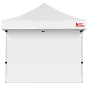 MASTERCANOPY front view of white sidewall showing full coverage benefit