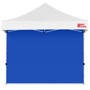 MASTERCANOPY front view showing blue sidewall and clean fit