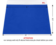 MASTERCANOPY Velcro and leg straps detail for secure canopy attachment
