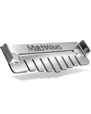 Matchwaves front view showing full grease gate blocking food, keeps griddle clean