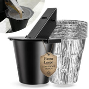 Matchwaves front view showing enclosed grease bucket and lid for cleaner grilling
