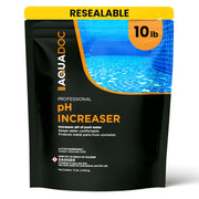 MAV AquaDoc front label on 10 lb bag showing product name and use benefits