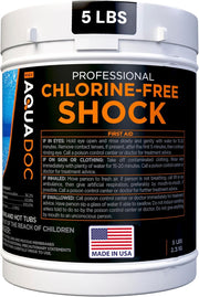 MAV AquaDoc front packaging showing 5 lb tub and product name for clear identification