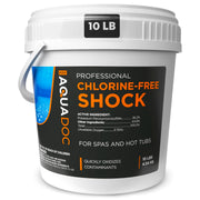 MAV AquaDoc front packaging showing 10 lb tub and clear labeling benefit clarity