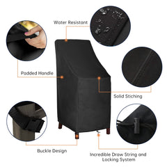 MAVINCHER drawstring hem pulled tight to secure cover against wind