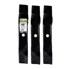 Maxpower front packaging showing 3-blade set and fitment details